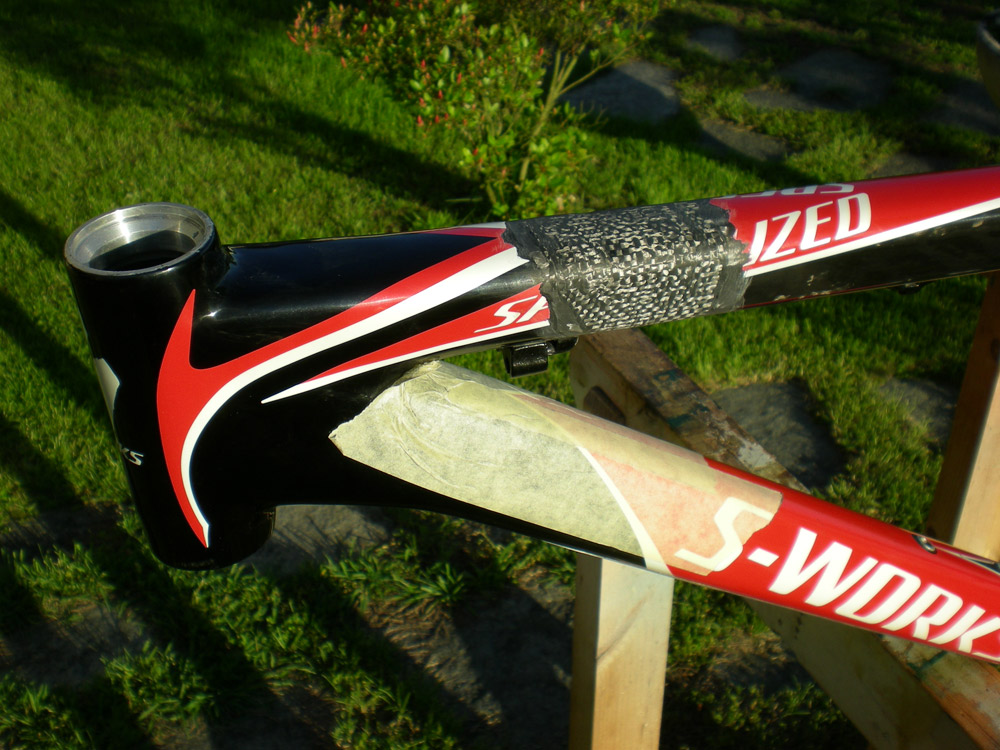 Riparazione tubo orizzontale