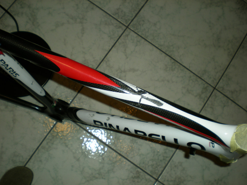 Rottura tubo orizzontale