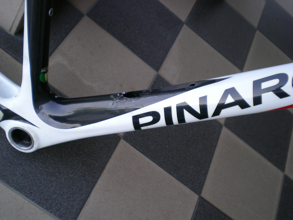 rottura tubo obliquo