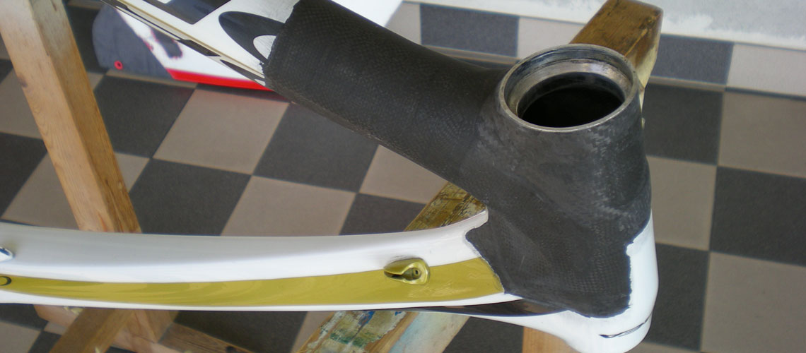 Ricostruzione telaio in carbonio